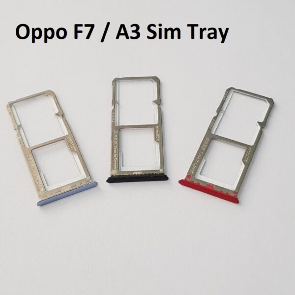 Oppo A3 / F7 Sim Card Tray (Red)