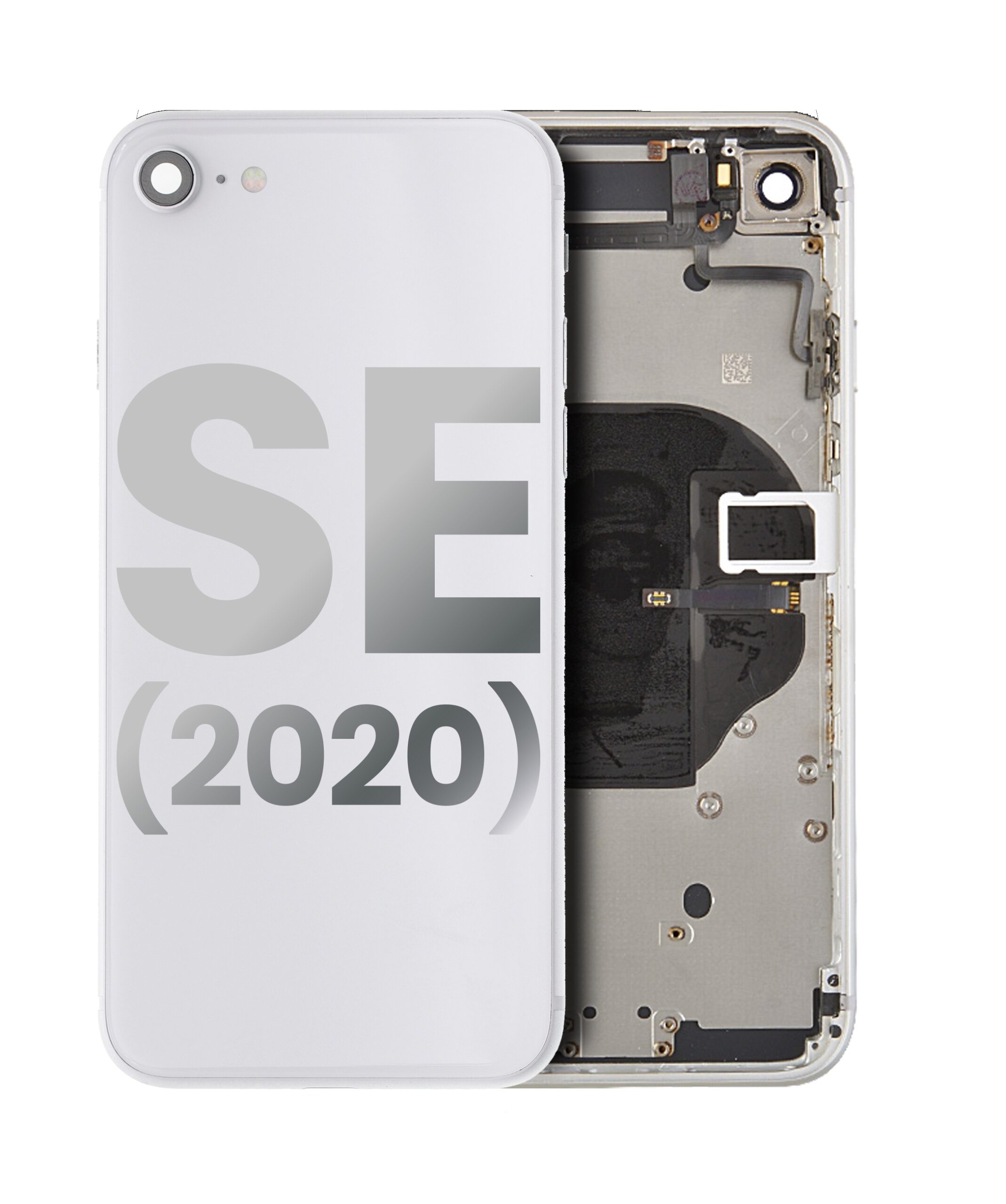 Apple iPhone SE 2020 Pulled Mid-Frame Housing with Parts No Battery