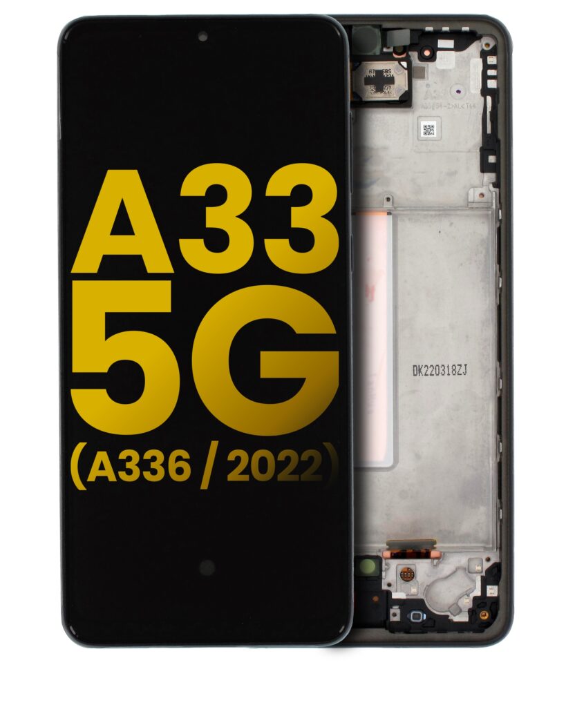 Samsung Galaxy A33 5g A336b Service Pack Lcd Display Assembly With Frame Black Ka Phone City 6500