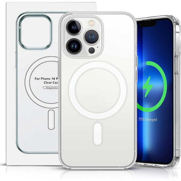 ShockProof Shell Clear TPU Magsafe Case