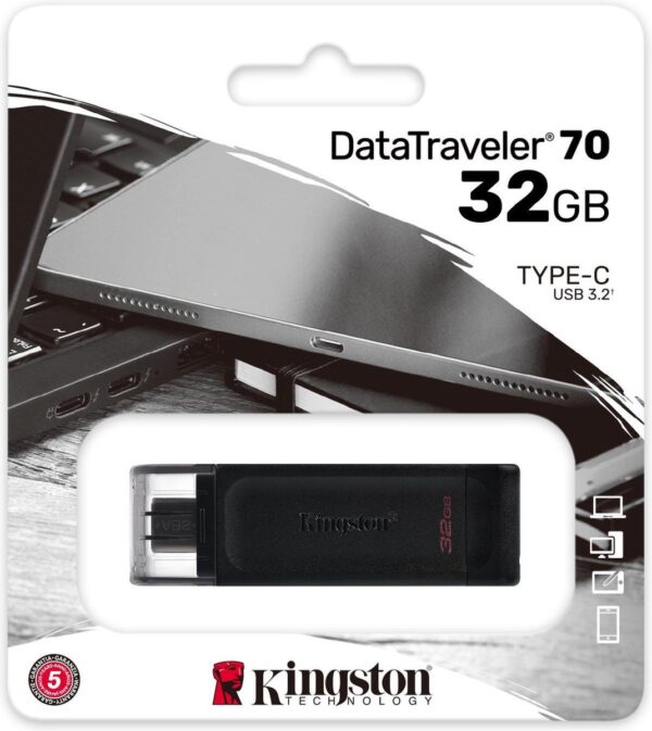 Kingston 32GB DataTraveler 70 Type-C