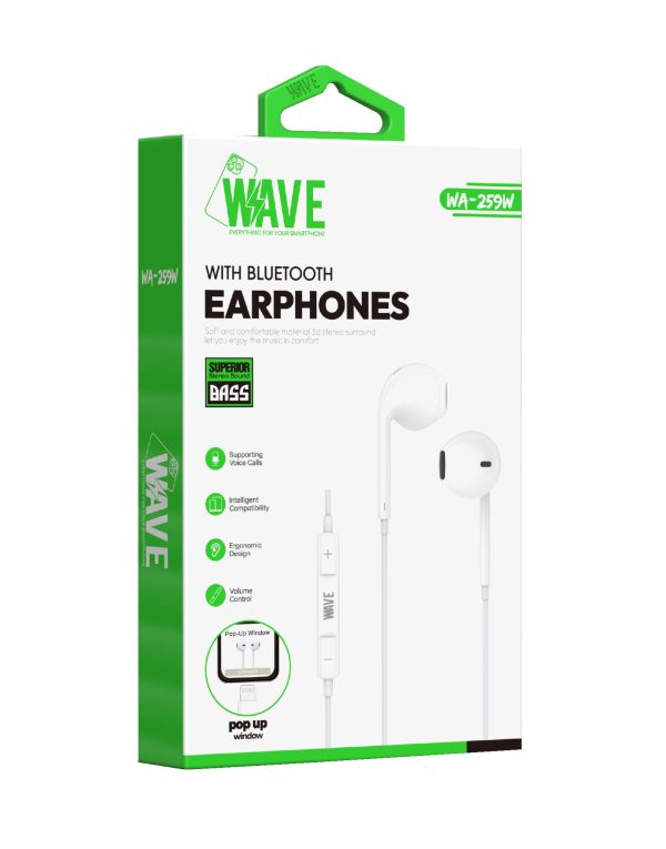 Wave WA-259 POP–Up Window Lightning EarPhones With Bluetooth -A - Image 2