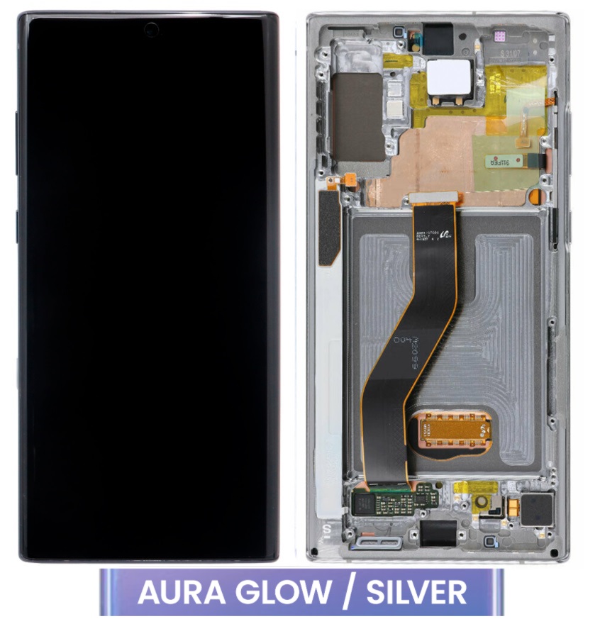 aura glow silver note 10 plus